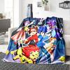 Bakugan Battle Brawlers Flannel Blanket Super Soft Warm Cozy Blanket for Sofa Bed Office Travel All‑Season Home Decor Gift