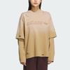 adidas Originals Women's 2IN1 TEE LS W Long Sleeve T-Shirt Cardboard Yellow KS8496