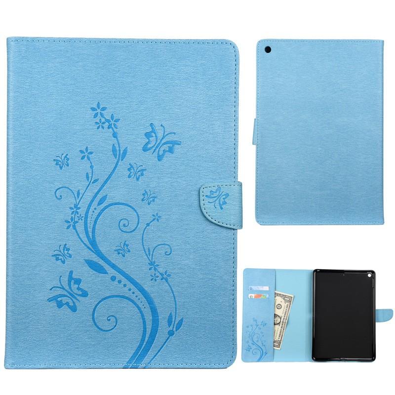 Smart Sleep Folio Case IPad 10.2 Inch 2019 2020 With Butterfly Print PU Leather Cover Business Style