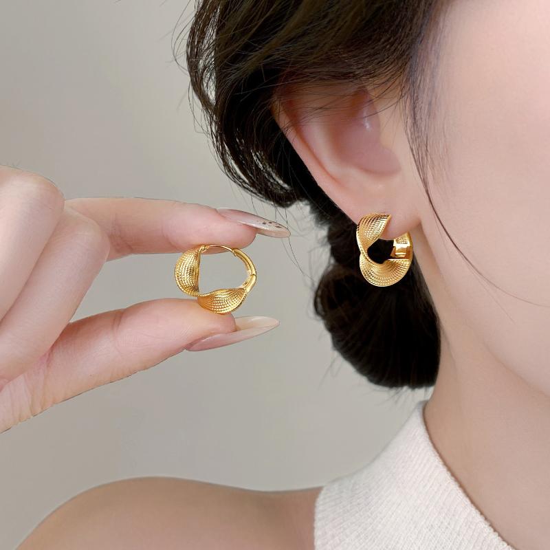 1Pair Fashion Stainless Steel Hoop Earrings For Women Men Gold Silver Color Tiny Cartilage Piercing Trendy Female Hoops Jewelry
