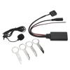 12Pin Car CD AUX IN Wireless Bluetooth Adaptor with Hands Free Microphone Replacement for Focus 2005 Onwards 6000CD
