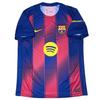 FC Dri-Fit Barcelona Club 25-26 Domácí Pohodlné Stylové Pulovr Krátký Rukáv Fotbalové Tričko Pánské topy HJ4590-456