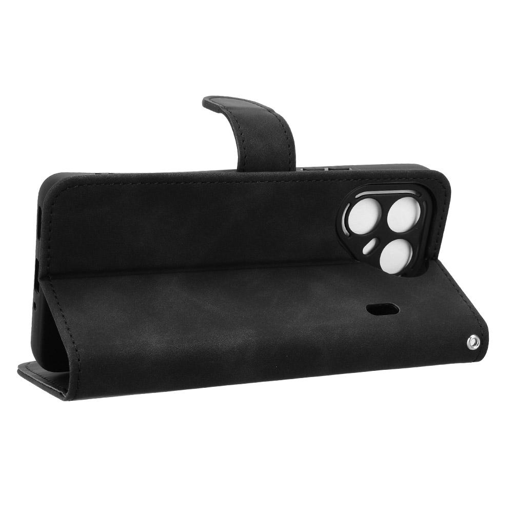 Para TECNO Pova 7 5G Capa de Couro Sensação de Pele Anti-Queda Carteira Capa Flip para Celular