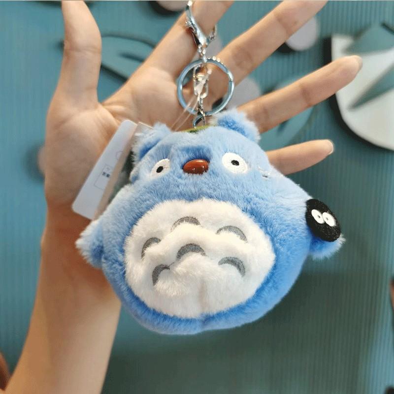 

Adorable Totoro Plush Keychain Cute Anime Doll Soft Short Plush Toy Ideal Birthday Gift синій