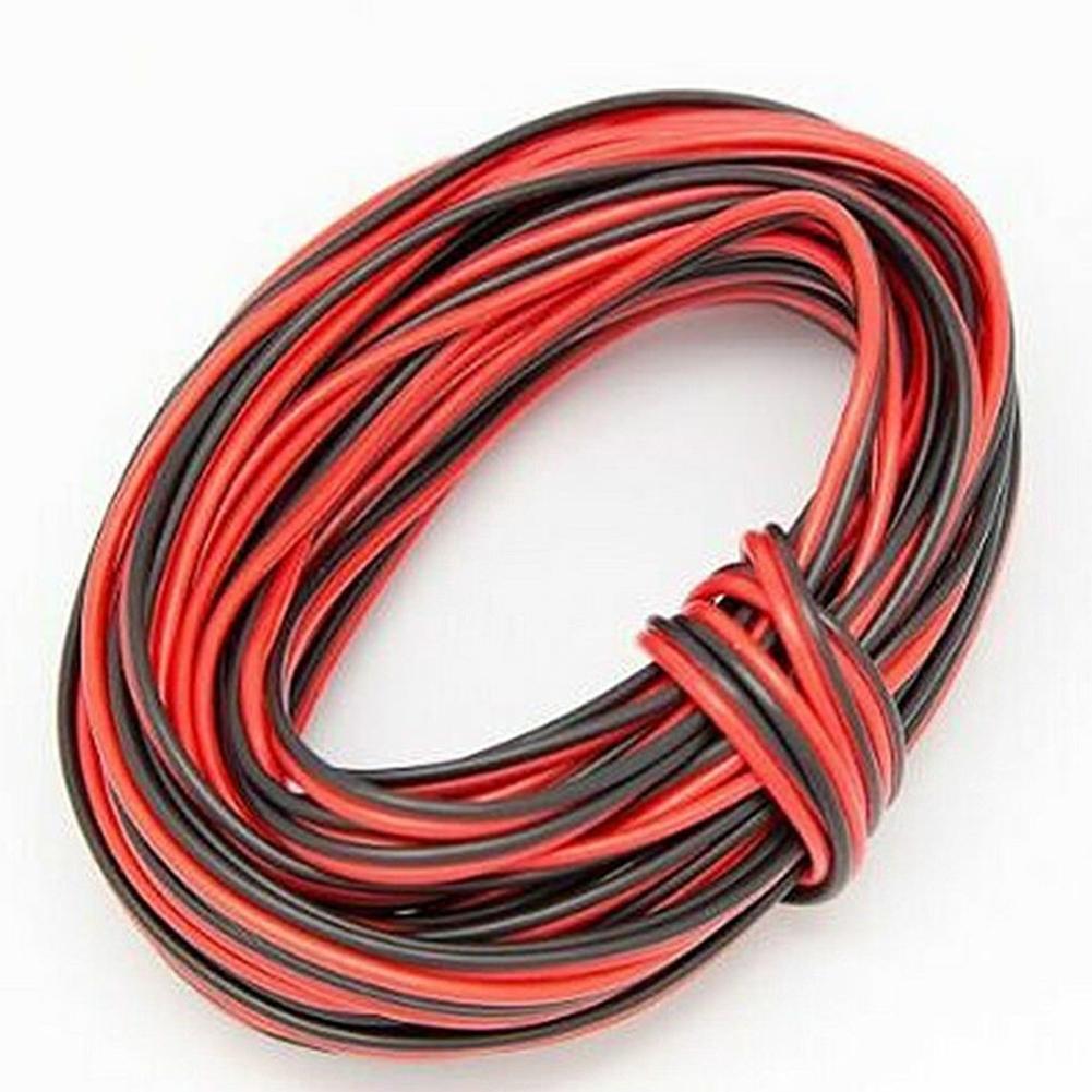 Red Extension Cable Speaker Cord Wire 22AWG 2pin 5050
