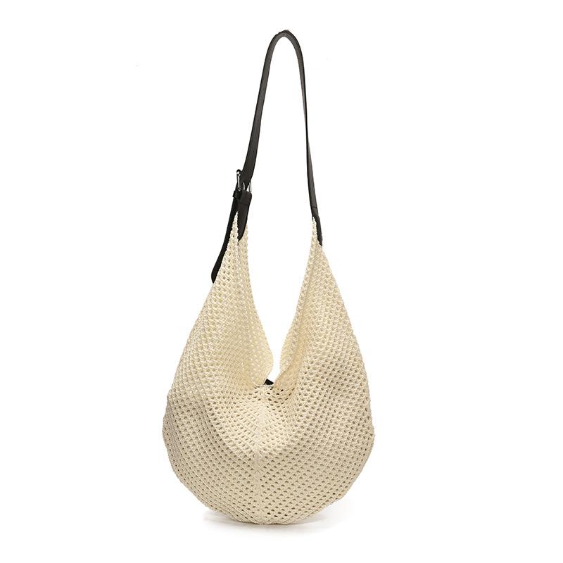 

Новая повседневная пляжная сумка на плечо/подмышку для отпуска на море белый