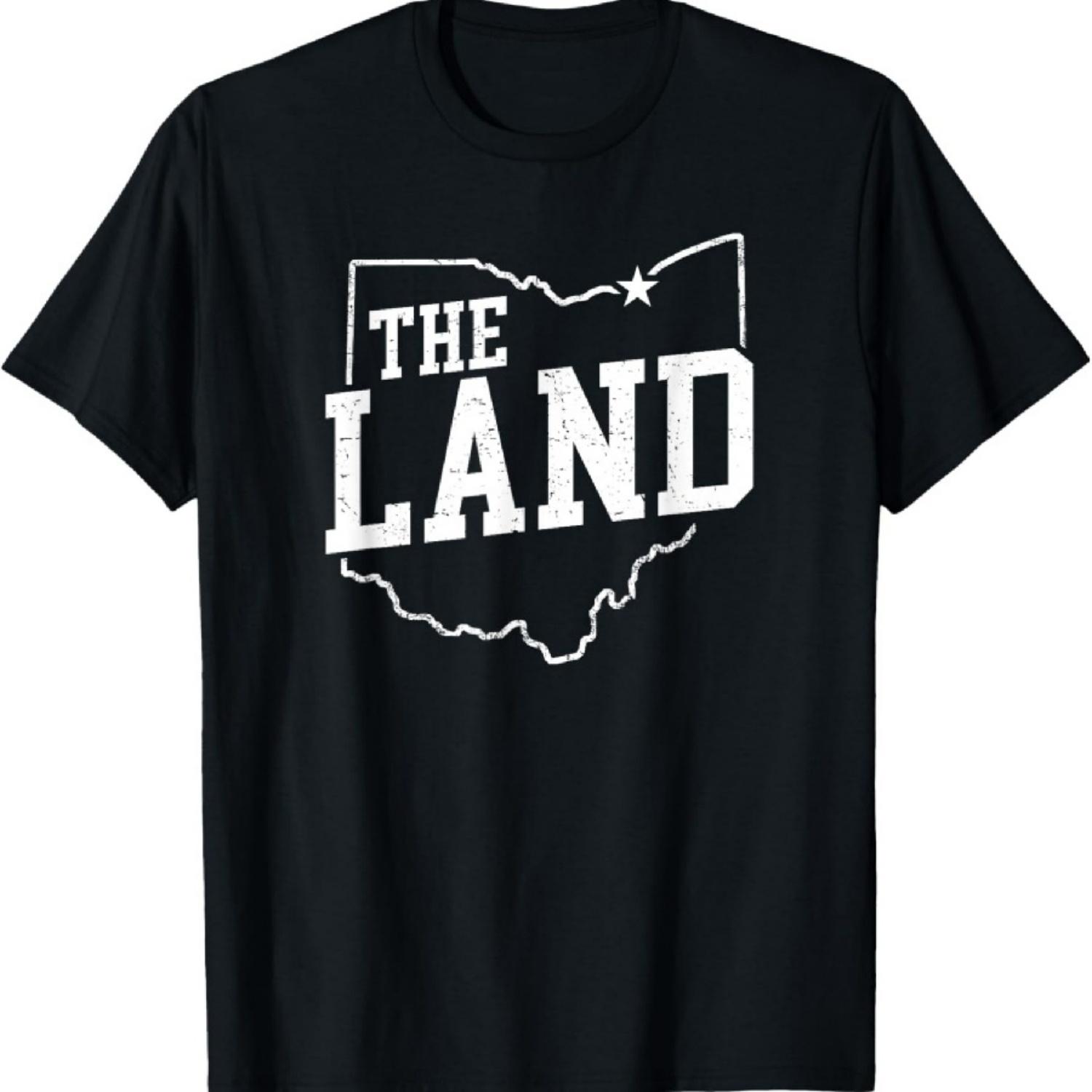 Ретро Земля Кливленд Огайо - Классическая ретро футболка-сувенир1 XXXXXL чёрный