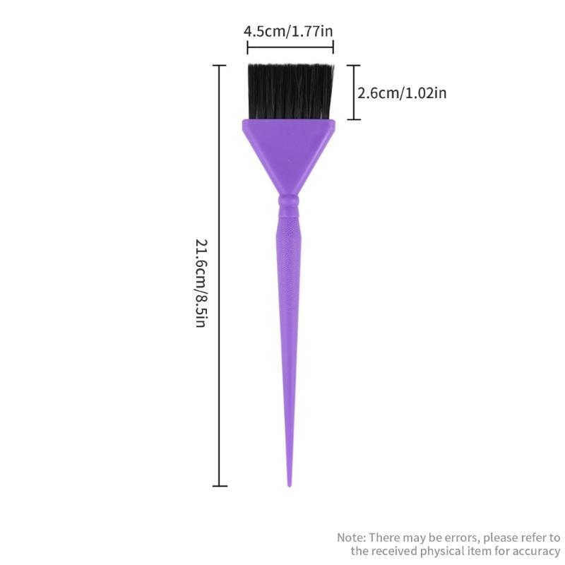 Stylish Hair Tint Brushes for Bleaching and Coloring Applications with Ergonomic Handle For Hairdressers And Hair Care