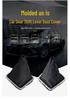 Black Leather Gear Shift Knob Cover with Silver Trim for Lifan 520 Cars