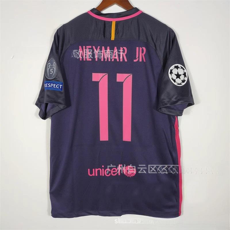 Maglia Barcelona 10-11 14-15 Casa N.. 10 No. 11 Maglia da calcio Neymar Maglia retrò