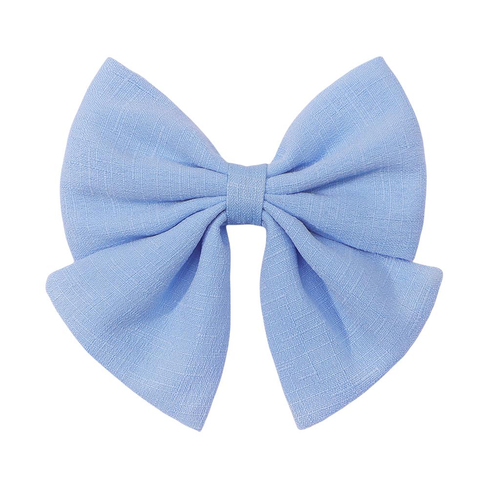 New Sweet Bows Hairpins Solid Color Clip Hair For Girls Hairband Handmade Hairpin Barrettes Headwear Kids Hair Accessories