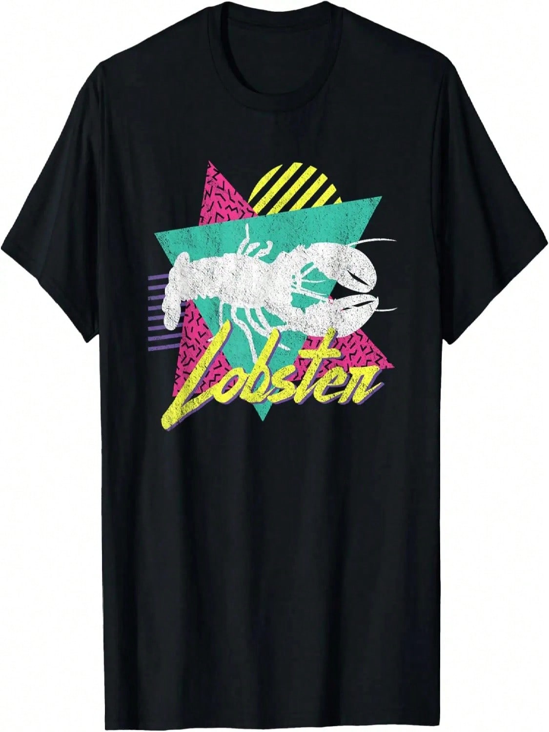Vintage Retro 80s Or 90s Lobster T-Shirt S разноцветный