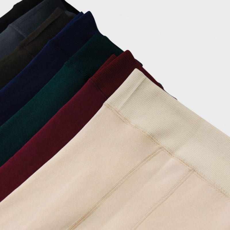 RNOT fleece double-layer ankle compression leggings (4 colors)