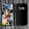 Cow Pattern TPU Phone Case Suitable for iPhone 17 16 15 14 13 12 11 Pro/Max/Plus Anti Drop and Shockproof Back Cover