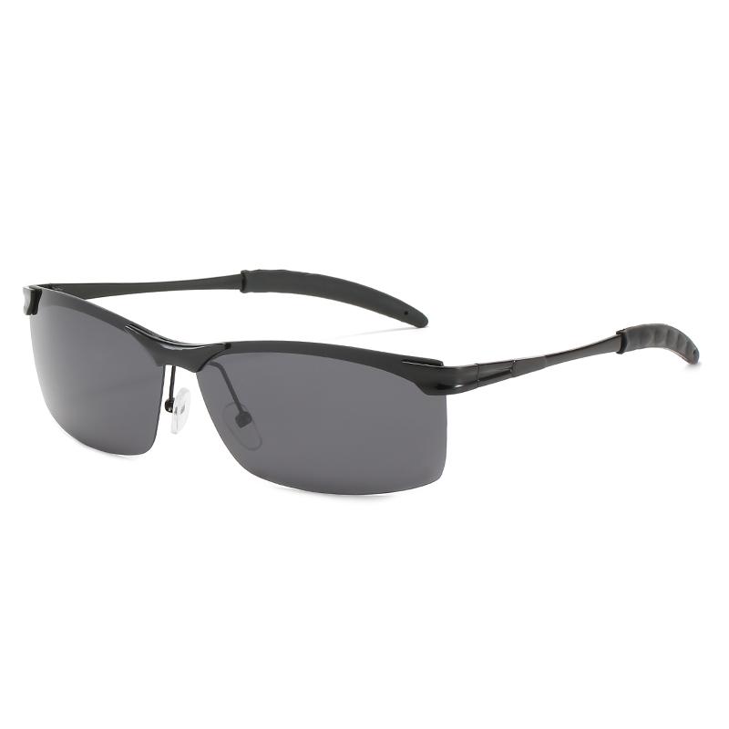 3047 Unisex Women Men Polarized Driving Fishing UV400 Metal Frame Sunglasses 3047&Metal чёрный
