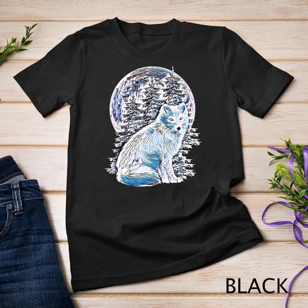 Arctic Ice Fox T-Shirt Unisex T-shirt L