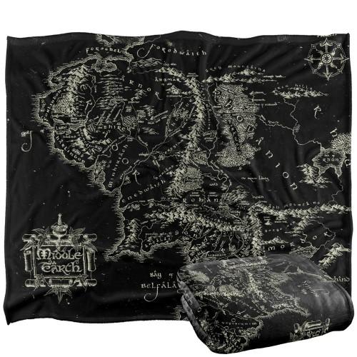 Lord Of The Rings World Map Blanket