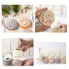 Round Flower Pattern Dessert Press Molds Cookie Molds Chinese MidAutumn Dessert Maker Decorating Tool for Cookie