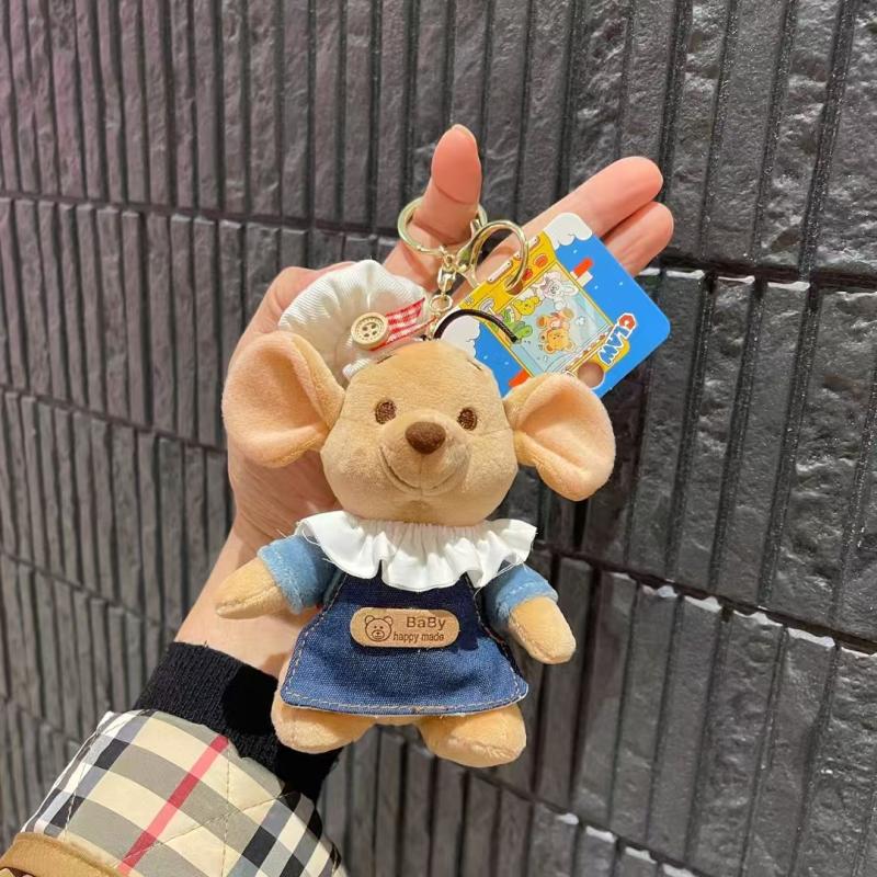 

Милый японский брелок-игрушка «Крыса-малышка» из плюша, подвесное украшение, дизайн «Король мышей» для кухни, шармы, аксессуары onesize