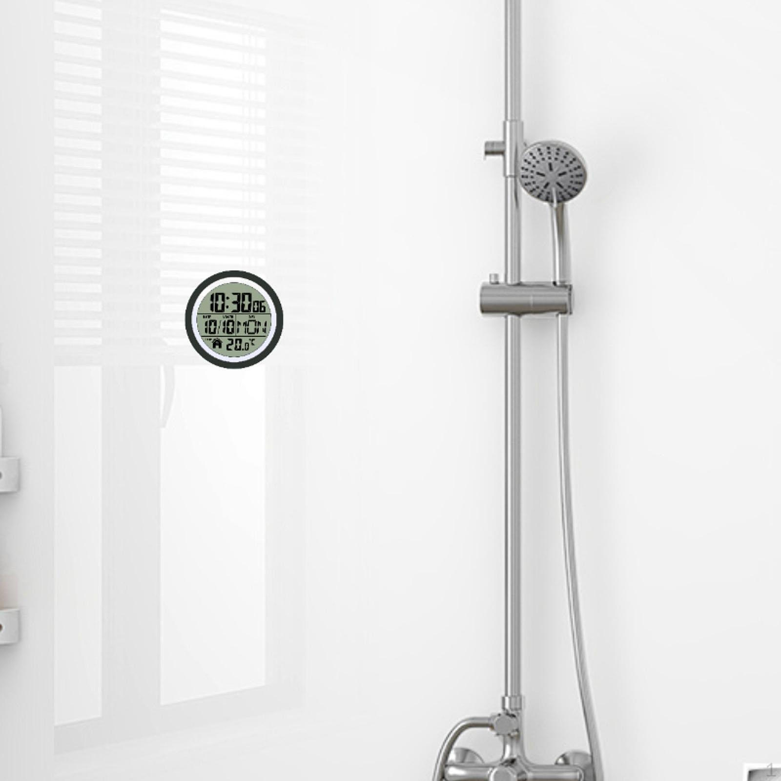 

Компактные цифровые часы для душа, настенные часы для жилого пространства