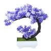 Fogliame Realistico Albero in Miniatura Pianta Artificiale Costruzione in Plastica