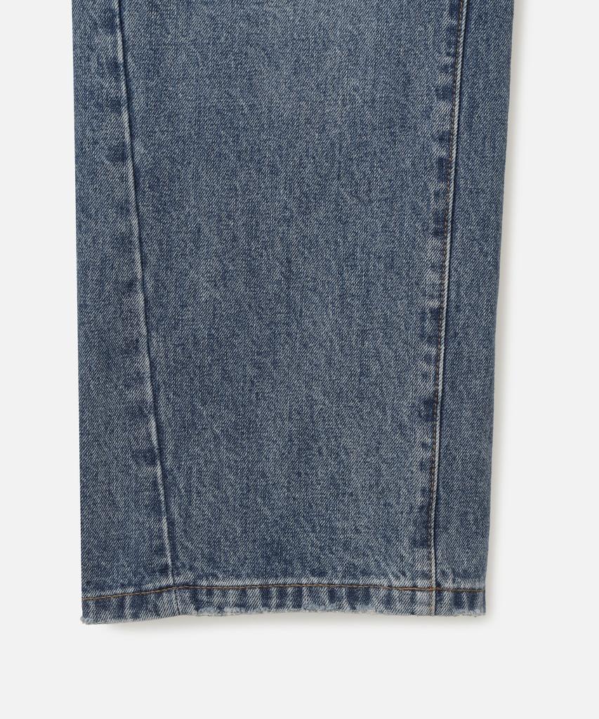 247Silijeu Curved Wide Denim Blue