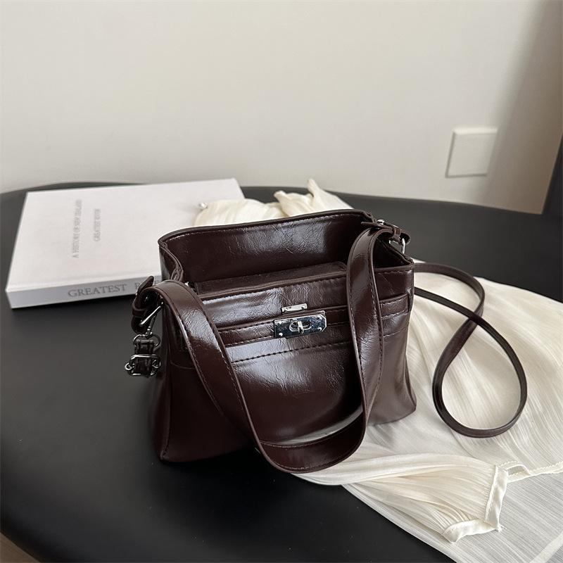 Geantă de umăr la modă, geantă sub braț, model crocodil, geantă pentru navetă pentru femei, geantă pătrată mică crossbody nouă de primăvară