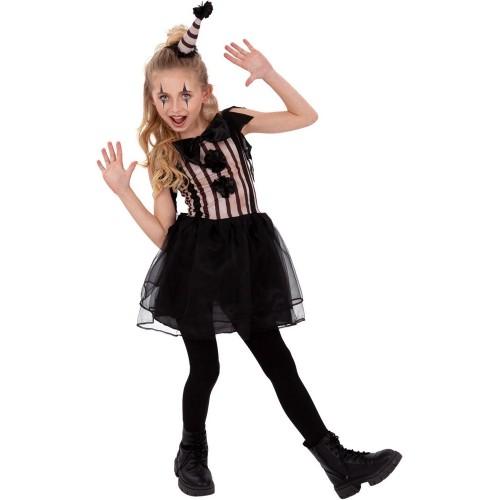 Smiffys Girls Vintage Clown Costume Set