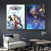 Kingdom Hearts Game Movie Sticky Posters Vintage Room Home Bar Cafe Decor Room Wall Decor