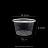 Disposable Round Meal Prep Container Set with Lids