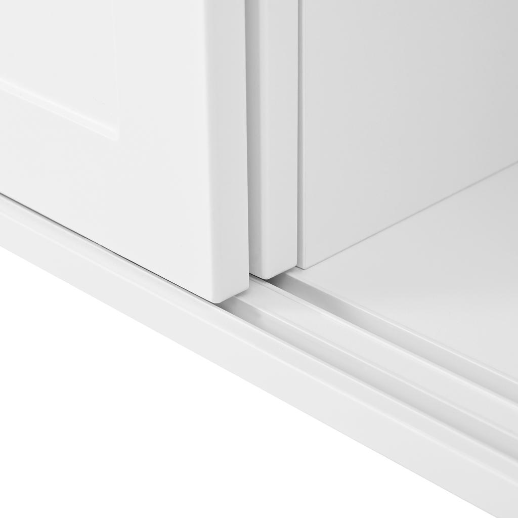 Shoe Bench, Shoe Rack with Bench Seat, Bench with Seat Cushion, Shoe Cabinet with Storage, Hallway Bench, White, Dimensions: W121×D35×H49cm