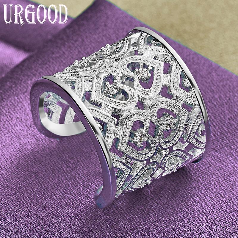 

Ювелирные изделия из стерлингового серебра 925 пробы с цирконом AAA в форме сердца