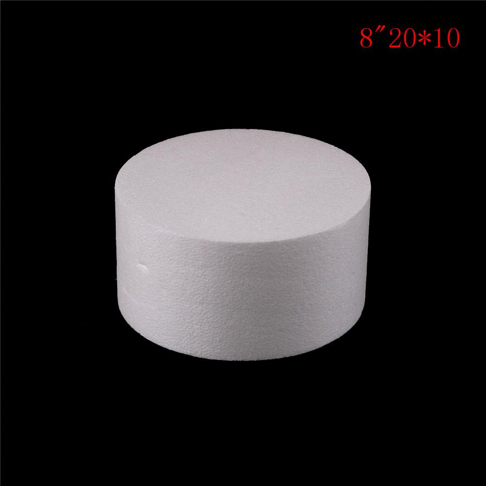 10/15/20/25cm Inch Patrice Model Round Styrofoam Foam Cake Dummy Sugarcraft Flower Decor