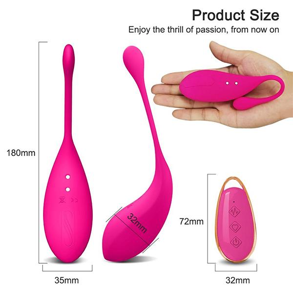USB nabíjateľné bezdrôtové diaľkové ovládanie Vibrátor bodu G na stimuláciu vajíčka Sexuálne hračky pre dospelých