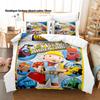 3D-gedrucktes Bob der Baumeister Bettwäscheset Bettbezug Kissenbezug Für Kinder Schlafzimmer Dekor Einzelbett Doppelbett Queen Size King Size Bettwäsche