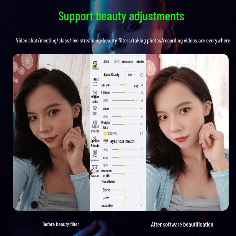 4K Ultra HD Camera with USB, Desktop/Laptop Microphone for Horizontal/Vertical Streaming & Online Meetings