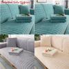 Simple Fabric Sofa Protector With Enhanced Padding And Nonslip Surface For Family Room Comfort
