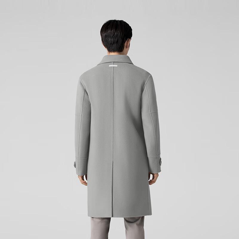 Weikeduo Men's Slim-fit Lapel 100% Wool Overcoat VRS21341590