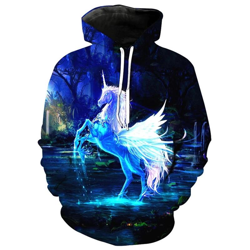 Zwei Schneewolf 3D-gedruckter Hoodie Harajuku Streetwear Hoodies Lässige Cartoon-Jacke Tier Beliebte personalisierte Sportbekleidung S-6XL