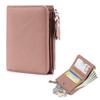 Japanese Style Genuine Leather Slim RFID Wallet for Women - Compact Zippered Coin Purse & Card Holder with Large Capacity (New Design)