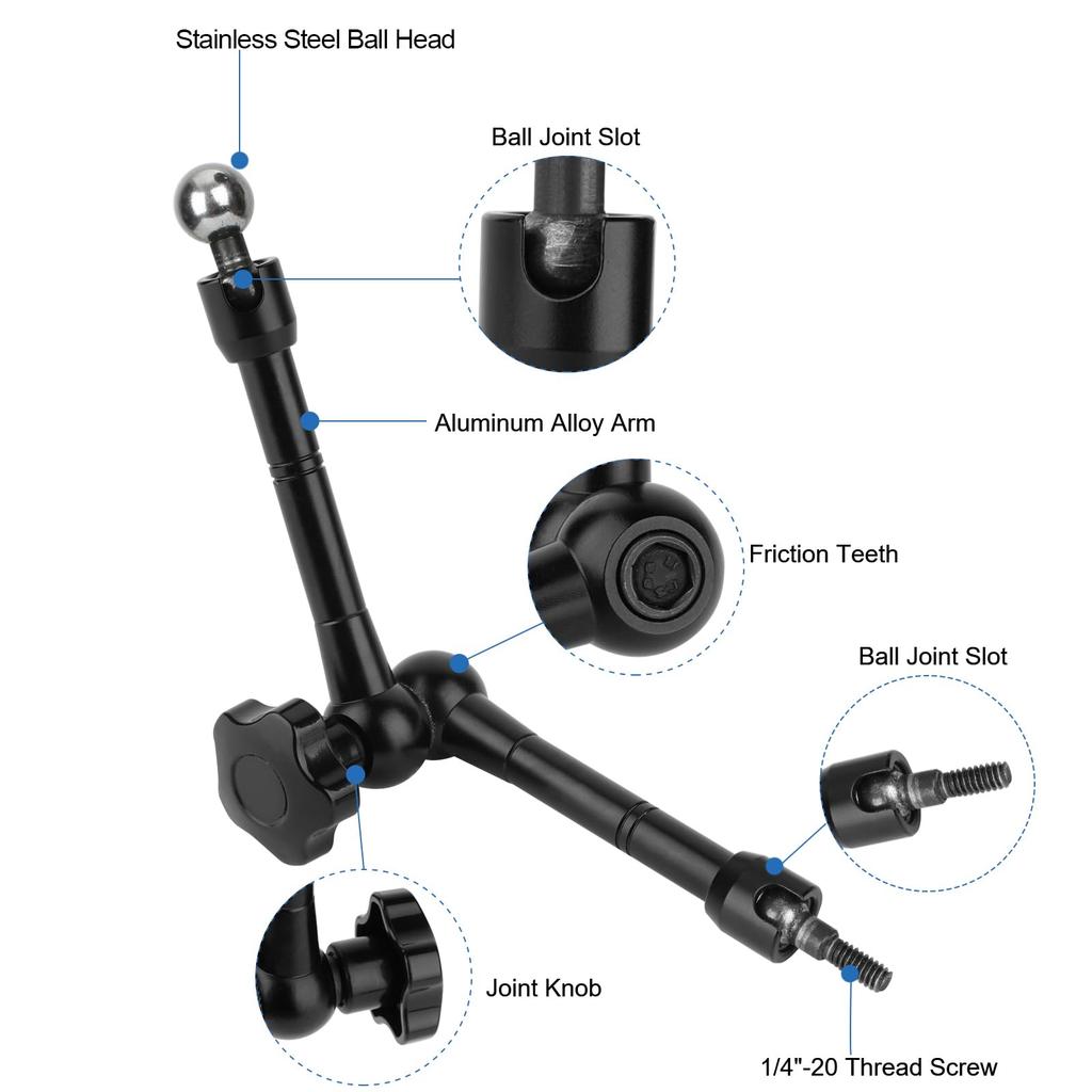 Mippko Tablet Holder for Microphone Stand and Microphone Music Compatible with Inch LG G and Long Aluminum Alloy MK58 Stand, 4.7-12.9 iPad, Nexus,