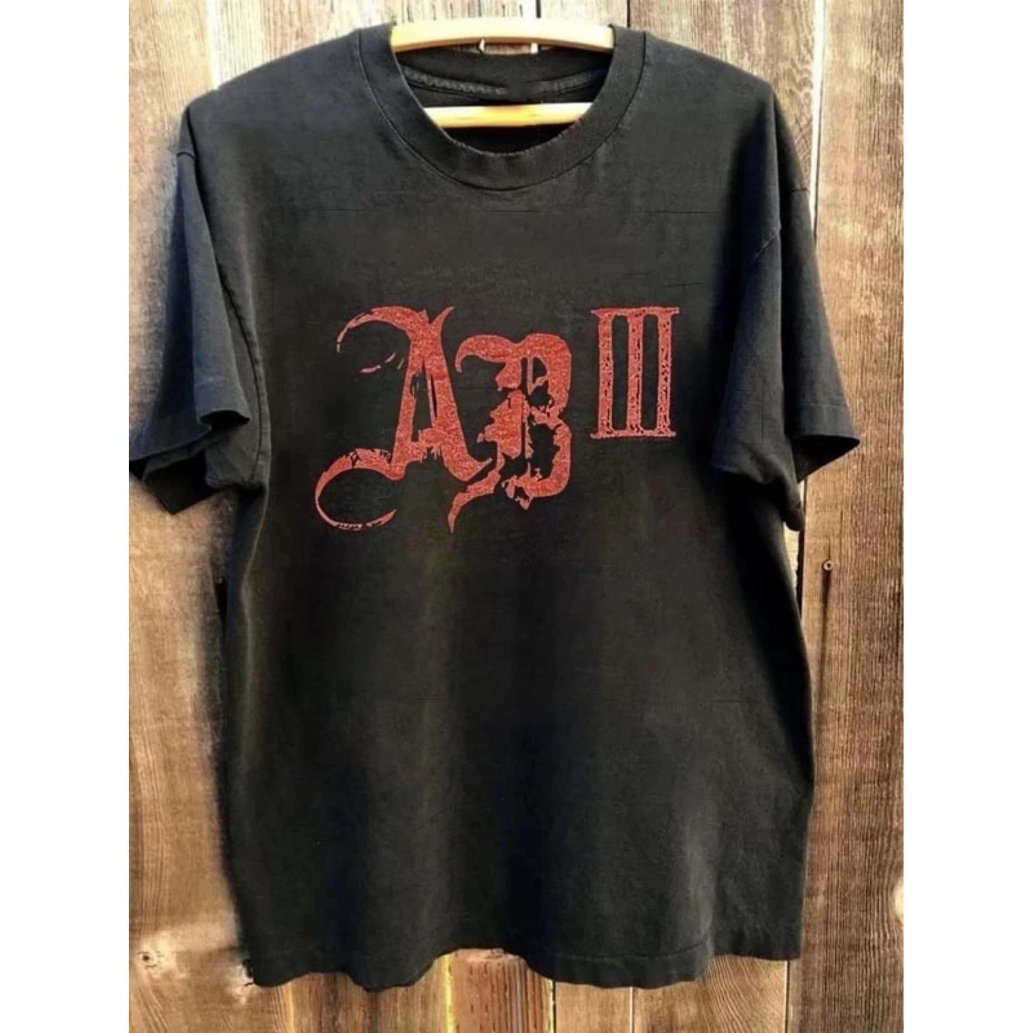 

VTG Alter Bridge AB III Red Logo T-shirt Unisex Pure Cotton T-shirt Casual Sports Outdoor Wear XXXXXL чорний