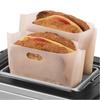 40PCS Reusable Toaster Bag Non Stick Bread Bag Sandwich Bags Fiberglass Toast Microwave Heating Pastry Tools