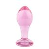 Rosa Kristallglas Analplug für Frauen Buttplugs Penis Nachtleben Anus Dildo Erwachsener Masturbation Erwachsener Schwuler Sexspielzeug Liebhabergeschenke