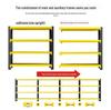Lightweight Multi-Layer Storage Rack for Household and Office 