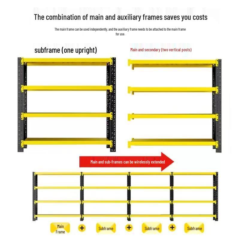 Lightweight Multi-Layer Storage Rack for Household and Office