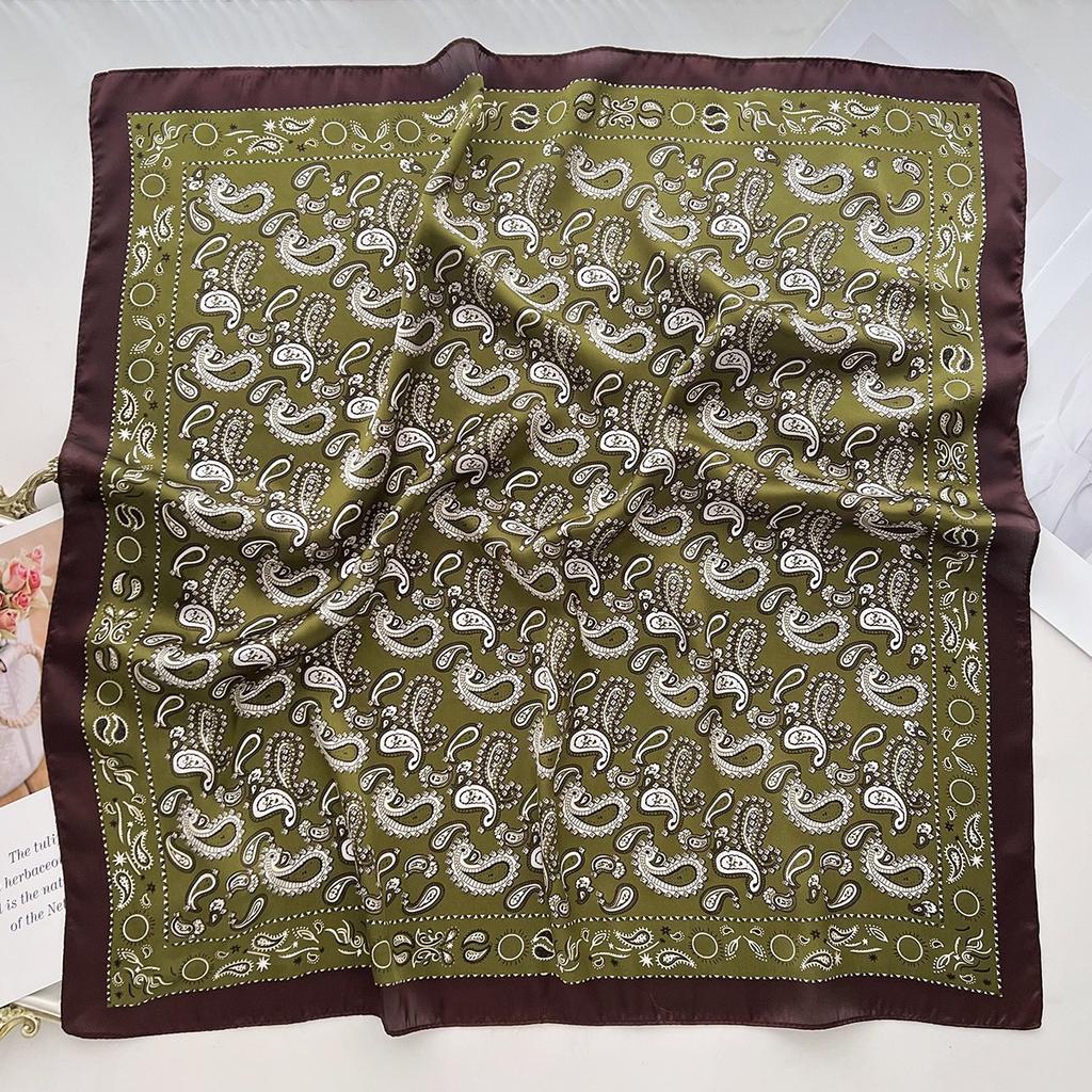 Spring and Summer Graffiti Flowers 71 * 71 Square Scarf Travel Sunscreen Headscarf Practical High-end Scarf for Mother