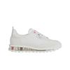 (w) Vitello Calf Clear Sole Tech Runner White