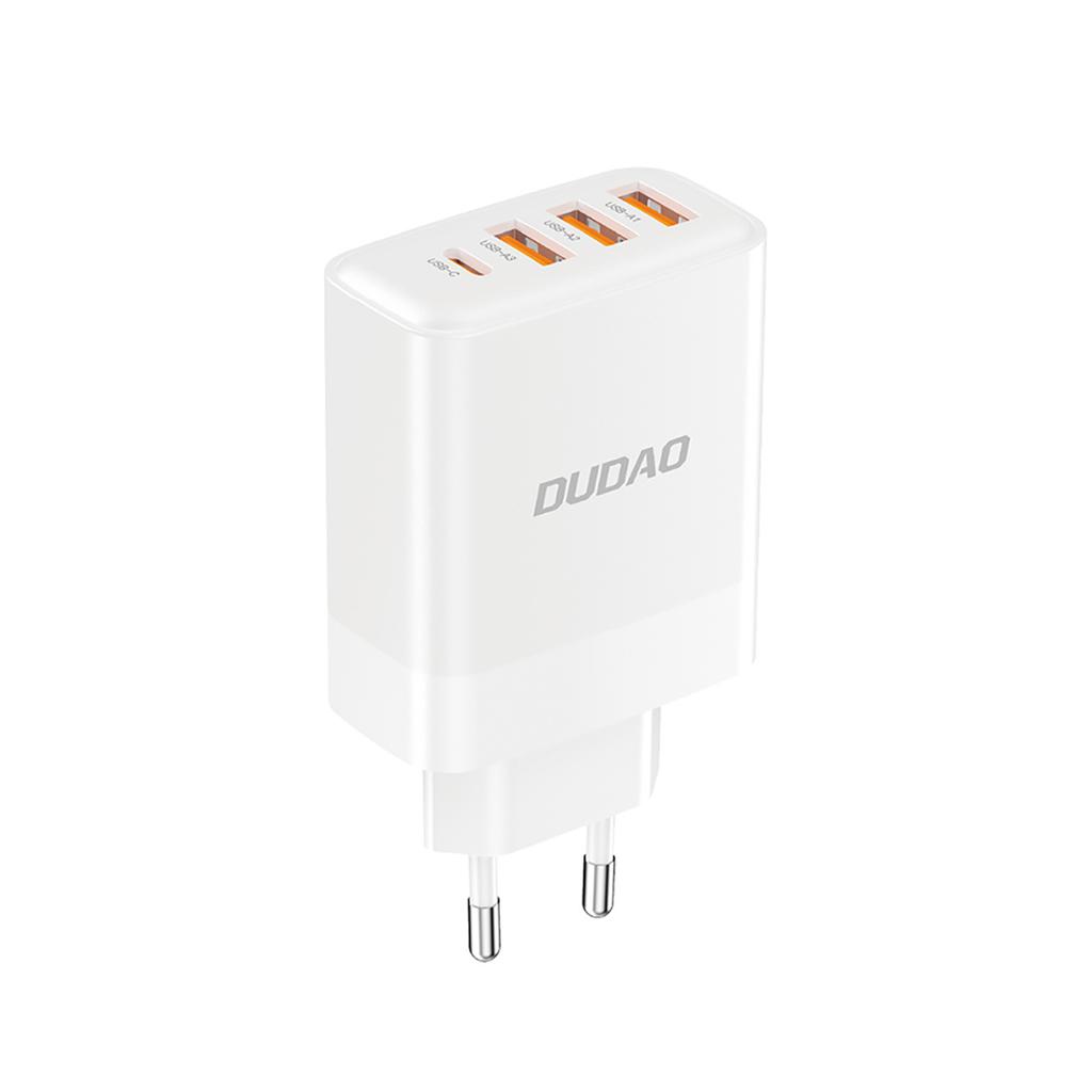 Wall charger 3x USBA 1x USBC PD 20W white