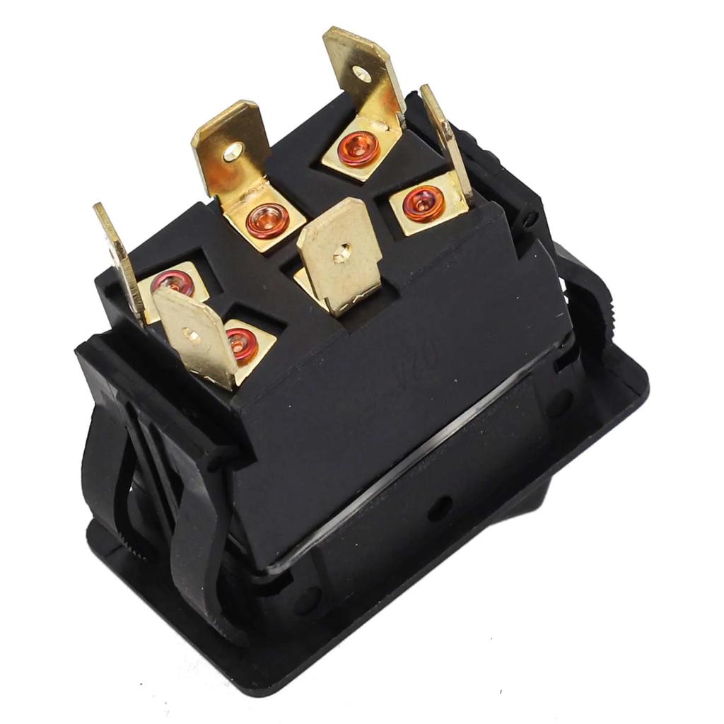 1PCS Rocker Switch HY60B ON OFF ON with IP54 Rating Suitable for Industrial Power Tools and Household Appliances